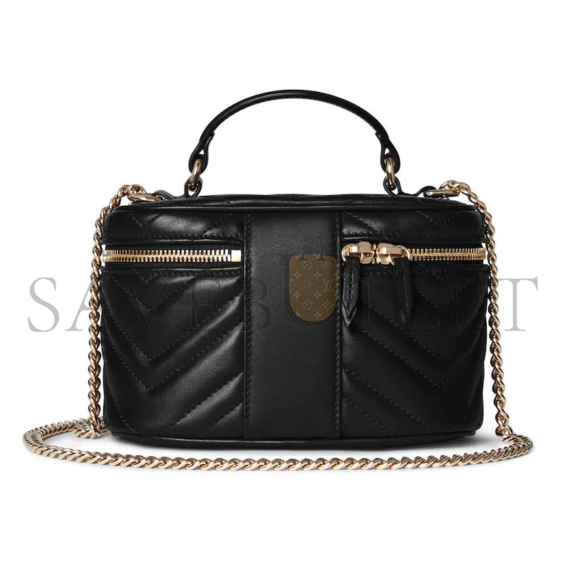GUCCI GG MARMONT MINI VANITY BAG 837454 (19*11.5*9cm) GUCCI GG MARMONT MINI VANITY BAG 837454 (19*11.5*9cm)